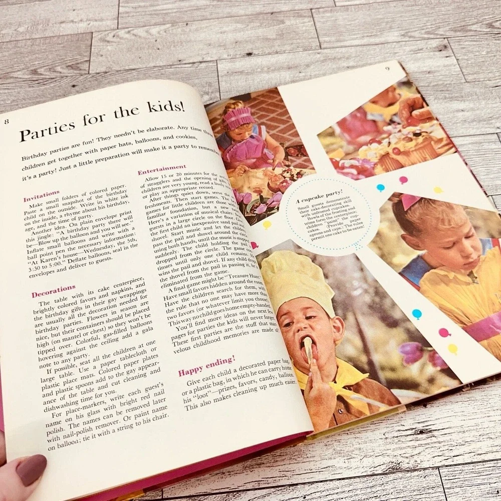 1963 Birthdays and Family Celebrations Cookbook‎ Better Homes Gardens BHG Vtg HC